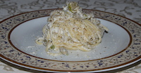 ricetta spaghetti fave e ricotta