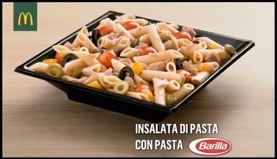 mcdonalds e barilla